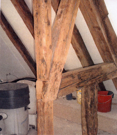 Holzbalkenreinigung mit Vakuumwaschtechnologie